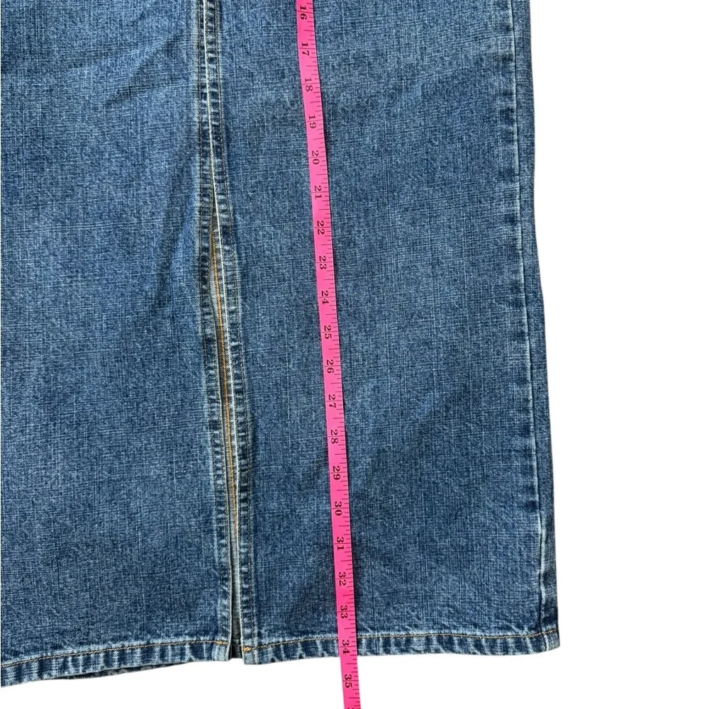 Aeropostale Denim Maxi‎ Skirt Size 5/6 Y2K waistless